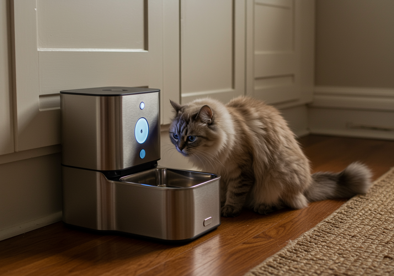 เครื่องให้อาหารสัตว์เลี้ยงอัจฉริยะ – เครื่องให้อาหารอัตโนมัติสำหรับสัตว์เลี้ยงของคุณ
